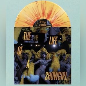 TAYLOR SWIFT The Life of a Showgirl: Baby, That's Show Business Golden Vinyl NEW